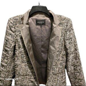 Lafayette 148 New York Jacket Blazer Women Sz4 Posh Classy fancy high-quality